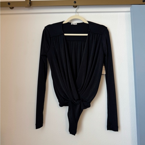 NWT Free People Turnt Bodysuit in Black- Small - Picture 5 of 16